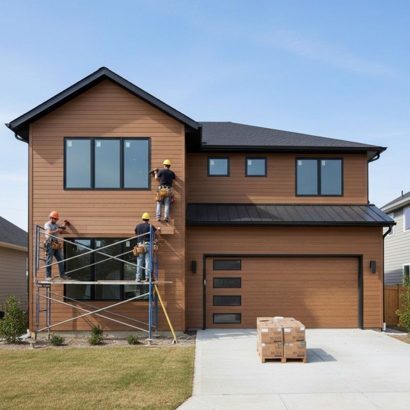 Composite Siding Installation